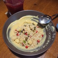 Andalucian tabbouleh with quinoa and pomegranate at Fargo in Sevilla