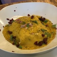 Vegan ravioli at Fargo in Sevilla