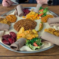 Beye Ayinetu Special at Fidel Habesha Cuisine in Leicester