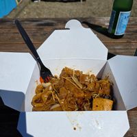 Pad kee mao no egg with tofu at Cozy kitchen 101 in Lincoln City