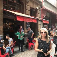 An outside view at Tirauki in Bilbao