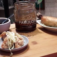 Pintxos orientales at Tirauki in Bilbao