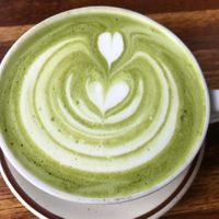 green tea latte  at The Post in Nashville