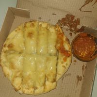 Vegan garlic four cheese bread at Fong's Pizza in Des Moines