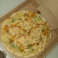 Avocado racoon pizza at Fong's Pizza in Des Moines