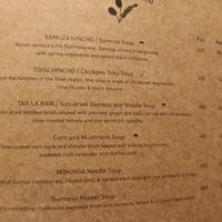 Soups at Burma Burma Restaurant & Tea Room  in Delhi
