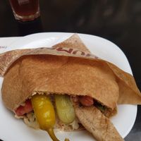 Falafel in a pita :) at Humpit in Leeds