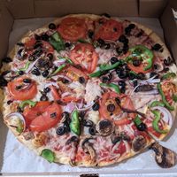 Medium veg pizza at We Cook Pizza and Pasta in Tusayan
