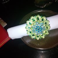 Decoration on the table at The Ivy Asia St Paul's in London