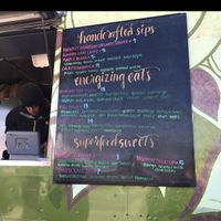 Their food truck menu at VegFest Calgary 2017 at Yummi Yogis in Calgary