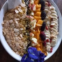 Smoothie bowl at Pun Pun Market in Chiang Mai