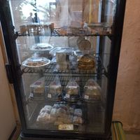 New fridge dedicated to Dorm Bakery items at Pun Pun Market in Chiang Mai