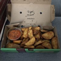 Wedges with sun-dried tomato dip  at Pizza Di Rocco in Abu Dhabi