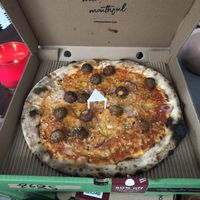 Vegan meatball pizza  at Pizza Di Rocco in Abu Dhabi