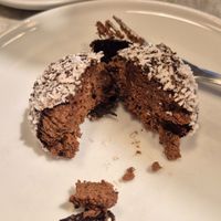 This chocolate boller was vegan at Espresso House in Copenhagen