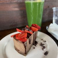 Love cake - chocolate   at Raw Love - Ahau Tulum Beach in Tulum
