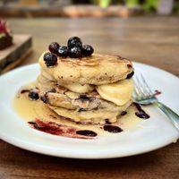 Pancakes  at Raw Love - Ahau Tulum Beach in Tulum