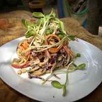 Nearly Raw Pad Thai at Raw Love - Ahau Tulum Beach in Tulum