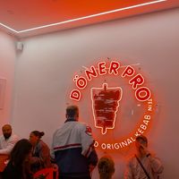 Inside Döner Pro at Döner Pro in Berlin