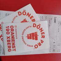 Free Stickers from Opening at Döner Pro in Berlin