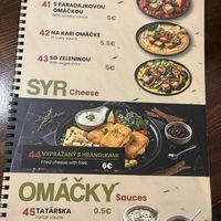 Menu  at Bistro Big Bowl in Kosice