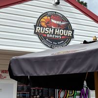 Sign  at Rush Hour Brews in Chickasaw