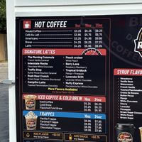 Menu   at Rush Hour Brews in Chickasaw
