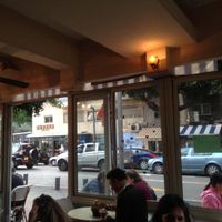 Inside at Cafe Meshulash in Tel Aviv