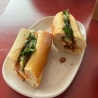 Vegan tofu banh mi at Hanoi Boy in Cambridge