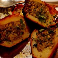 Tandoori Bharwan Aloo - stuffed potato at Khana Khazana in Kigali
