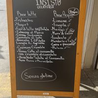 Menu   at Gelateria Insisto in Sanremo