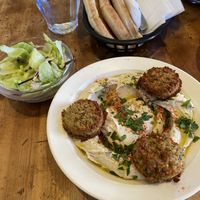 Hommus & falafel 🧆   at Hummus Bar in Lund