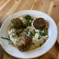 Falafel + hummus = ❤️  at Hummus Bar in Lund