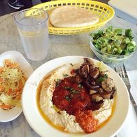 hummus at Hummus Bar in Lund