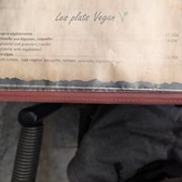 Vegan options at Chez Herman L'Histoire sans Faim in Rochefort