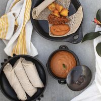   at Ebony - Ethiopian Cuisine in San Luis Obispo