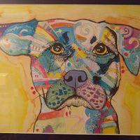 picture on the wall (in the bathroom?) at The Dancing Dog in Urbana