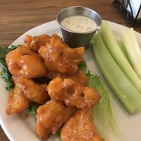 Buffalo cauliflower appetizer  at The Dancing Dog in Urbana