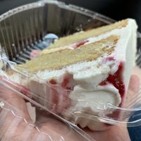 Raspberry lemonade cake at The Dancing Dog in Urbana