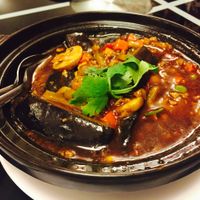 Szechuan eggplant at Chanhouse in Doncaster