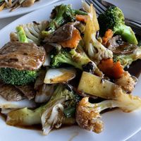 Black bean beef and veg  at Chanhouse in Doncaster