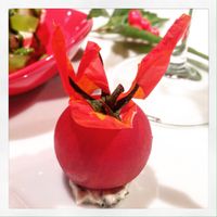 beautiful baked cherry tomato at Little-Heaven in Kyoto