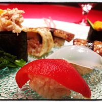 vegan sushi at Little-Heaven in Kyoto