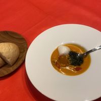 Incredible soup, everything in this vegan course was amazing. What an honour to enjoy this chefs skill and passion for vegan food.  at Little-Heaven in Kyoto