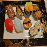 Vegan sushi set.  at Little-Heaven in Kyoto