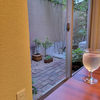 Cute, very well maintained garden area out the back.  at Little-Heaven in Kyoto
