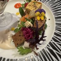 Close up of the salad  at Little-Heaven in Kyoto