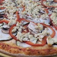 Pizza at Dolce Pizza y Los Veganos - Hipolit Lazaro in Barcelona