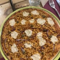 Pizza vuna #Veganuary at Dolce Pizza y Los Veganos - Hipolit Lazaro in Barcelona