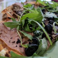 Pizza at Dolce Pizza y Los Veganos - Hipolit Lazaro in Barcelona